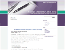 Tablet Screenshot of blog.chicagoendoscopy.com